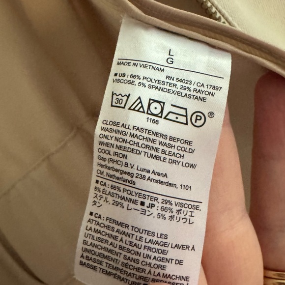 Banana Republic Cream Utility Jacket with Belted Waist - Picture 7 of 7